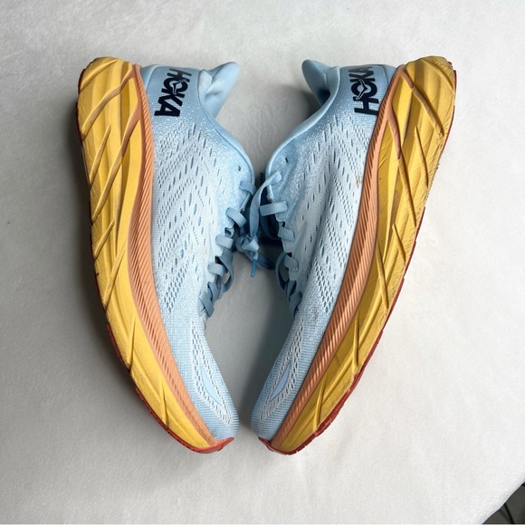 Hoka One One Clifton 8 Summer Song Ice Flow Orange - Picture 5 of 11